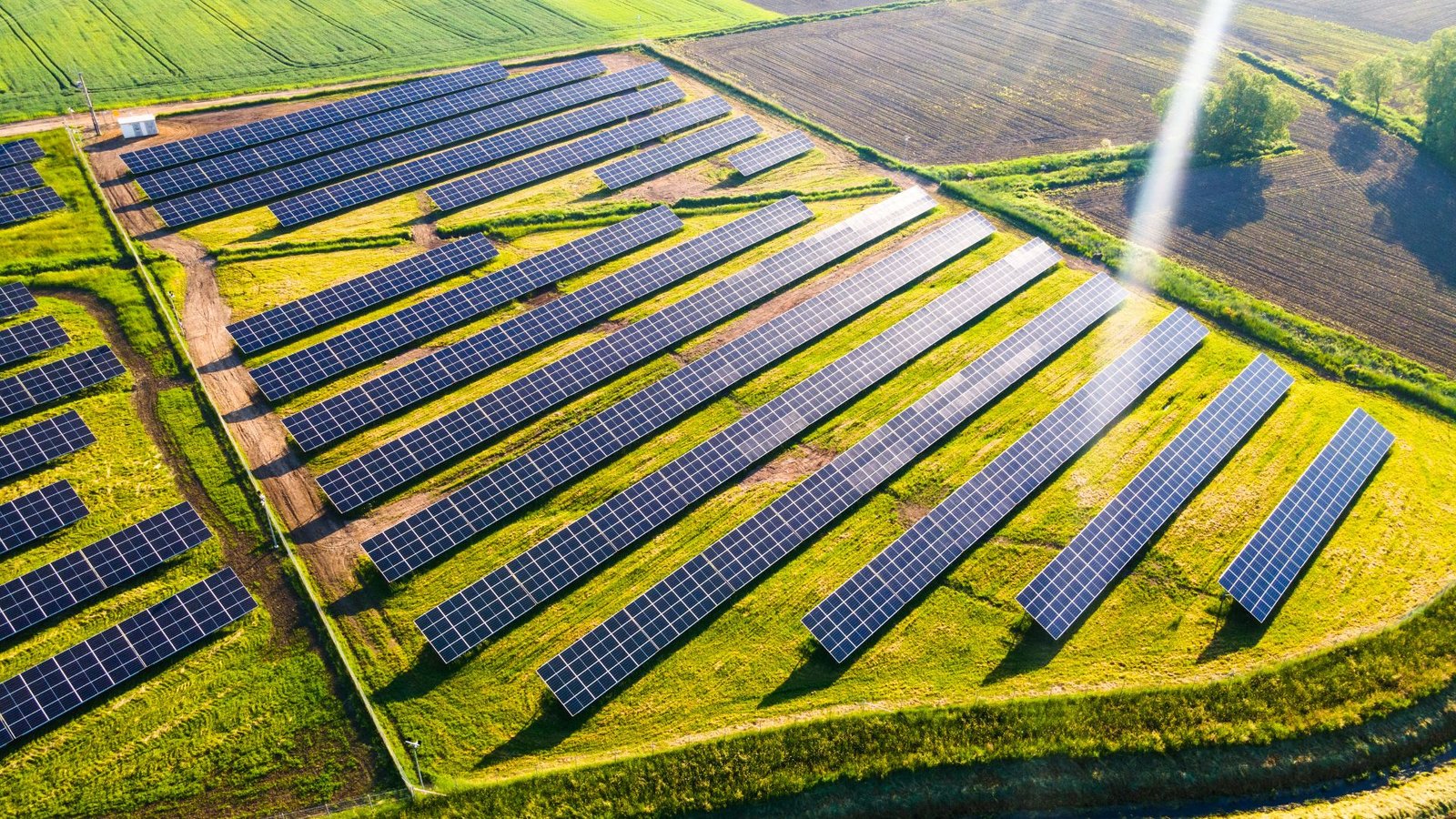 Engineers installing renewable energy equipment